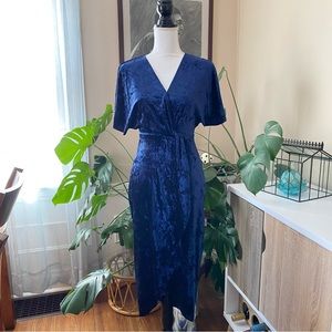 Crushed Velvet Cocktail Dress